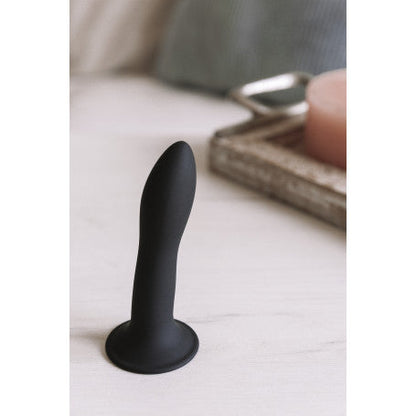 DILDO CON VENTOSA HITSENS 5 BLACK