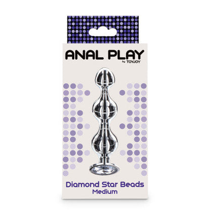 PLUG ANALE A SFERE DIAMOND STAR BEADS MEDIUM